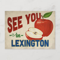 Lexington Kentucky Apple - Vintage Travel