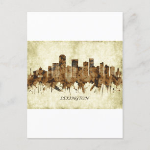 Lexington Kentucky City Einladungspostkarte