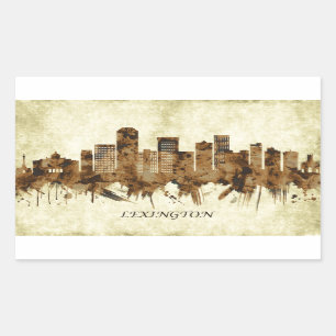 Lexington Kentucky City Rechteckiger Aufkleber