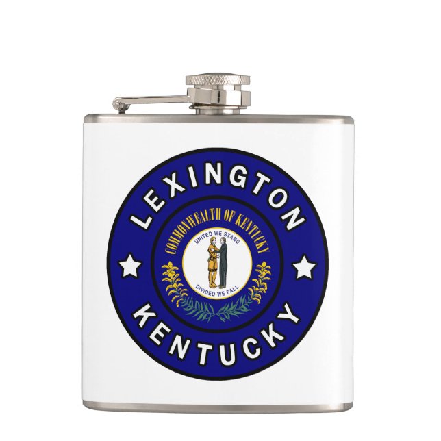 Lexington Kentucky Flachmann (Vorderseite)