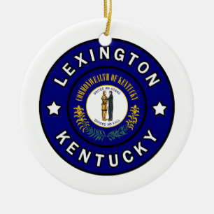 Lexington Kentucky Keramik Ornament