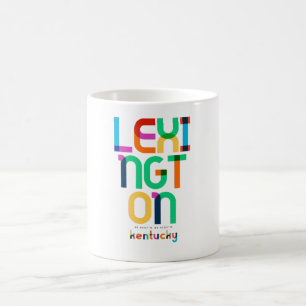 Lexington Kentucky Mid Century, Pop Art, Kaffeetasse