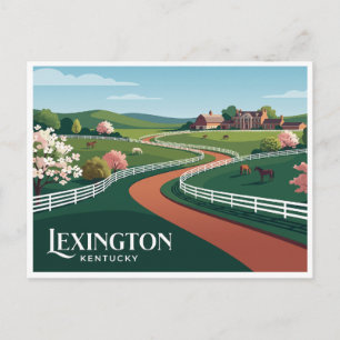 Lexington Kentucky Postkarte