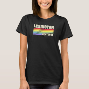Lexington Kentucky Pride Rainbow Flag Gay Pride T-Shirt