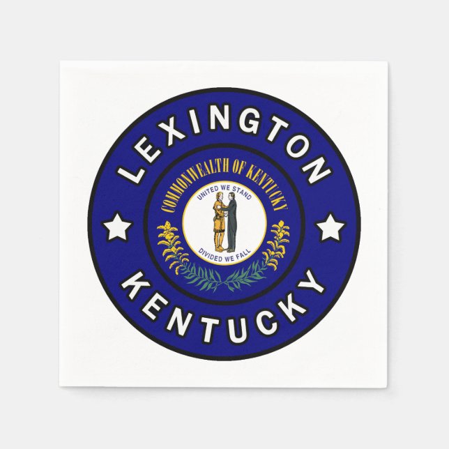 Lexington Kentucky Serviette (Vorderseite)