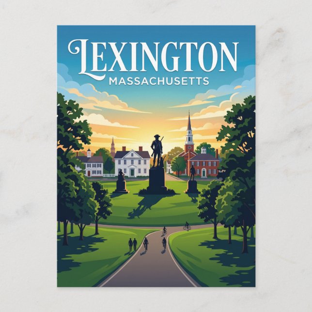 Lexington USA Postkarte (Vorderseite)