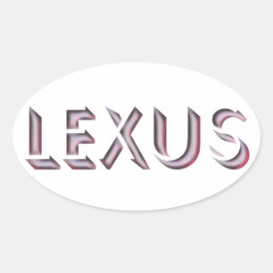 Lexus-Aufkleber Ovaler Aufkleber