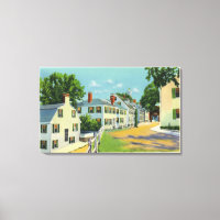 Leyden Street View, First Street in New England