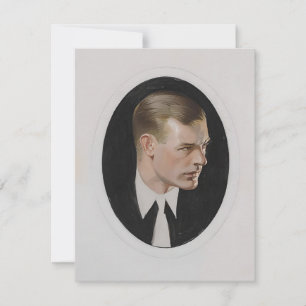 Leyendecker Arrow Collar Man Feiertagskarte