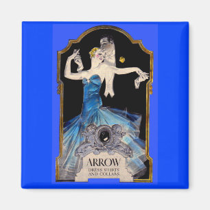 Leyendecker Arrow-Shirt der 1920er Jahre und Nr. 1 Magnet