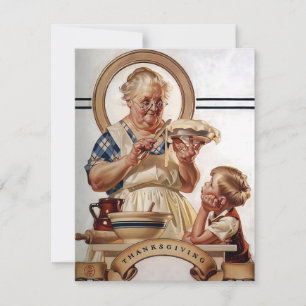 Leyendecker Erntedank Feiertagskarte