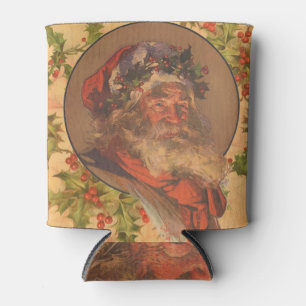Leyendecker Weihnachtsmann Antik Viktorianisch Dosenkühler
