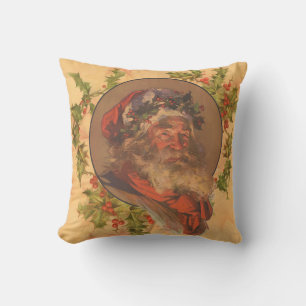 Leyendecker Weihnachtsmann Antik Viktorianisch Kissen