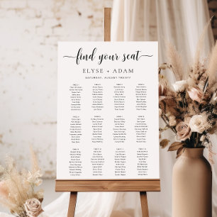 Leyton Modern Minimal 12 Tischplatinen Poster