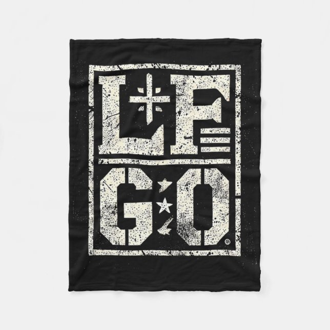 Lf Go Funny Motivierend Fleecedecke (Vorderseite)