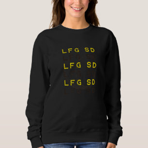 LFGSD Baseball-Fan San Diego Sport LFG SD Los geht Sweatshirt