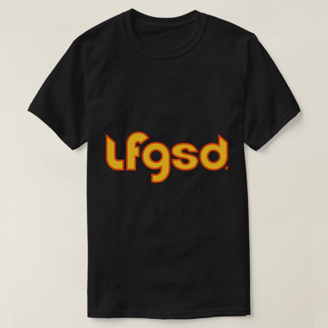 LFGSD - San Diego Baseball T - Shirt (Design vorne)