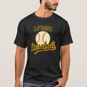 LFGSD Vintag Women's Retro 80er Baseball T-Shirt