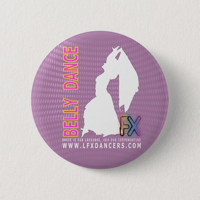 LFX Tänzer-Bauchtanz-Stammes- Kabarett-Fusion Button (Vorderseite)