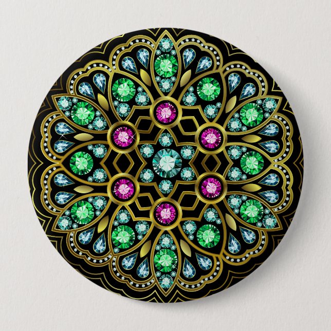 LG. Bling Brooch / Button für die Ladys .... ) (Vorderseite)