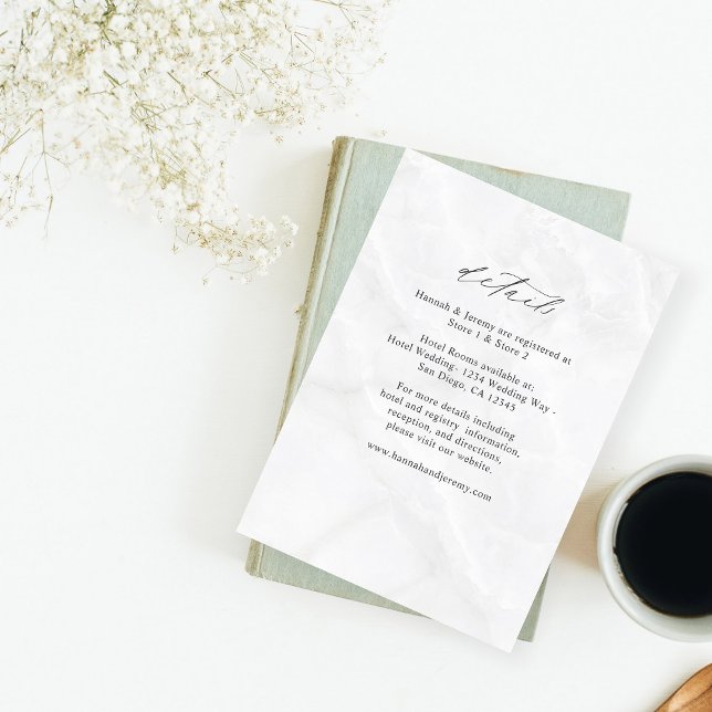 LG-Detailverpackungskarte aus Marmor Begleitkarte (Von Creator hochgeladen)