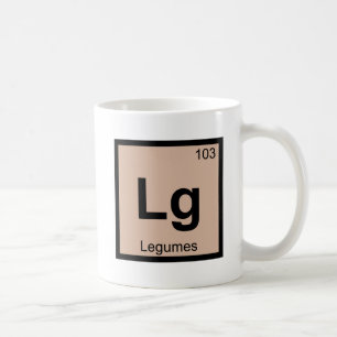 LG - Leguminosen Chemie Periodisches Tabellensymbo Kaffeetasse