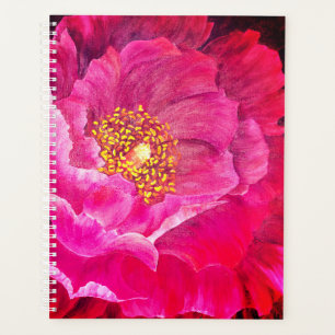 Lg Planner Rose de cactus rose