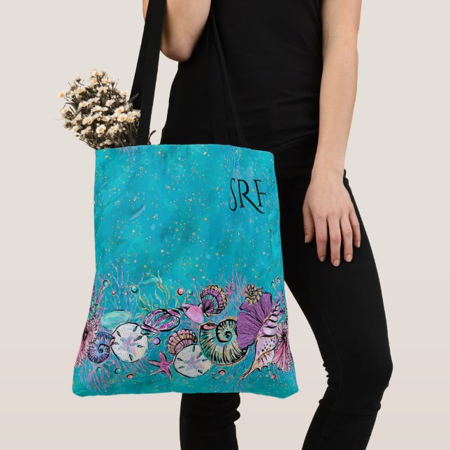 LG. Schöner Strand überall über Print Tasche sehen (Von Nahem)