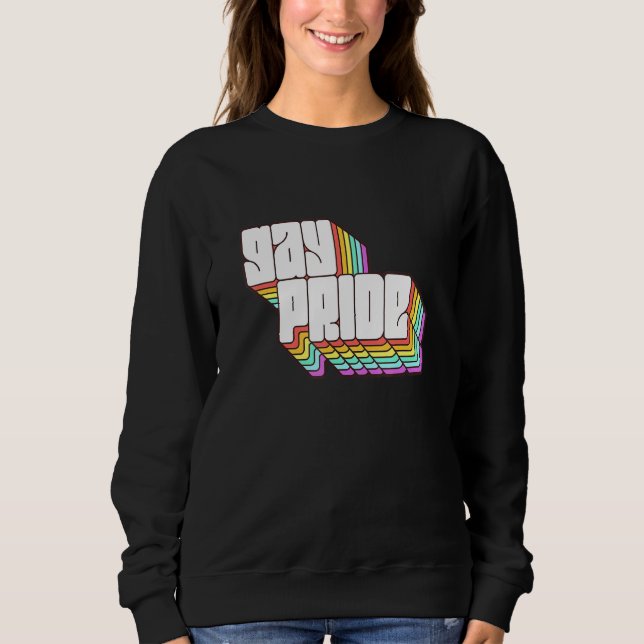 LGBb Flag Gay Pride Monat Transgender Rainbow Lesb Sweatshirt (Vorderseite)
