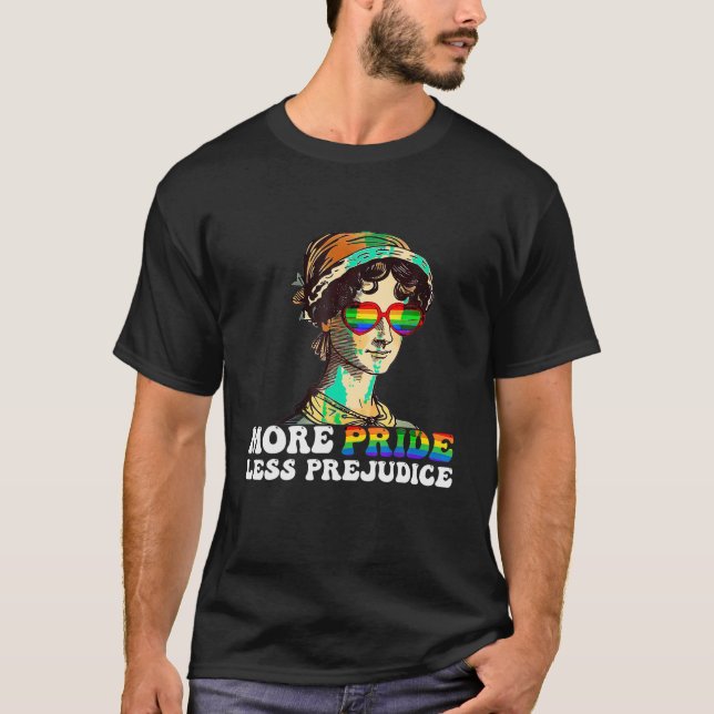 LGBT Allein Gay Pride schließt mehr Stolz weniger  T-Shirt (Vorderseite)