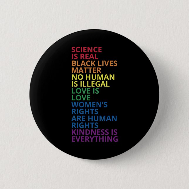 Lgbt Ally Shirt  Button (Vorderseite)