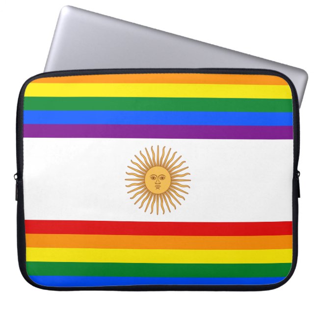 LGBT Argentinien Laptopschutzhülle (Vorderseite)