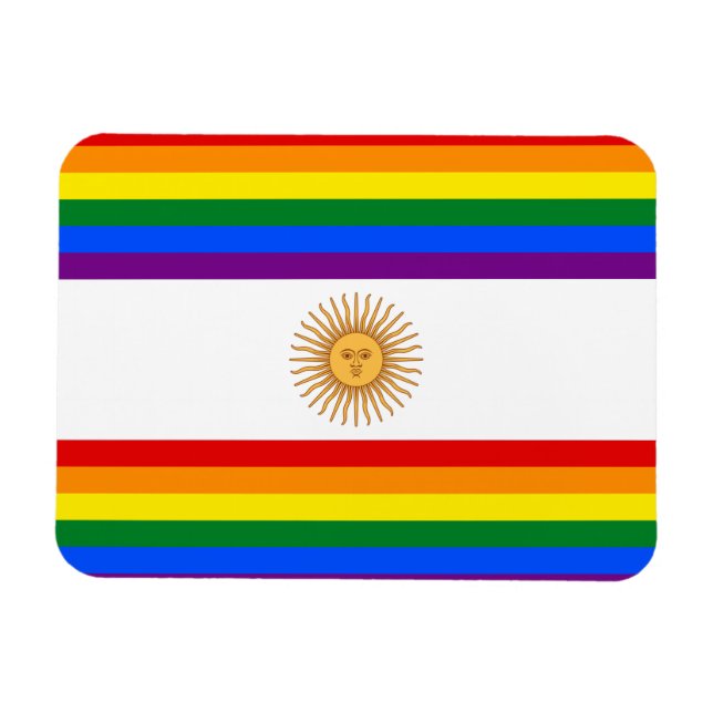 LGBT Argentinien Magnet (Horizontal)