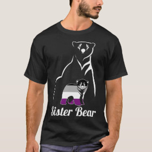 LGBT asexual Sister Bear Ace Prilag T-Shirt