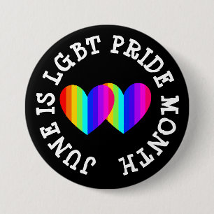 LGBT Awareness Monat ist Juni Button