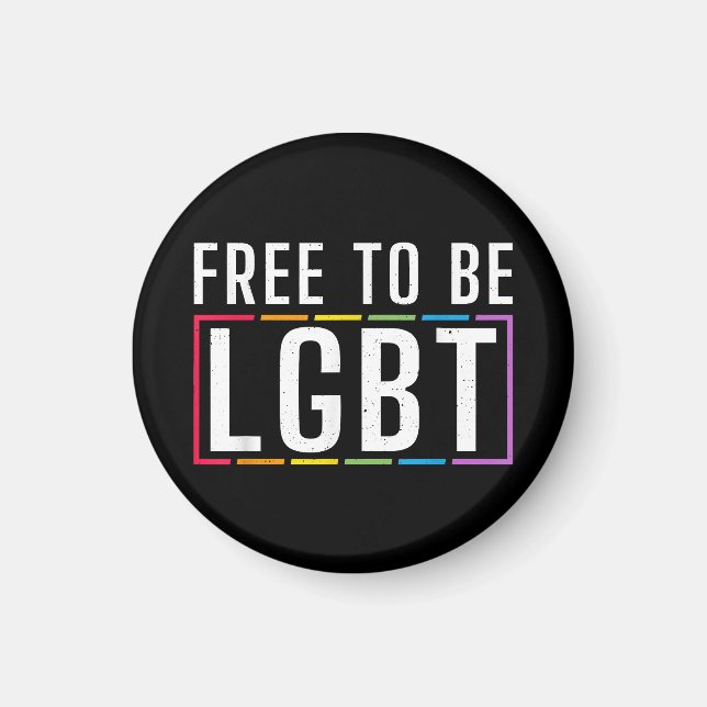LGBT Bisexueller lesbischer Gay Pride Magnet (Vorne)