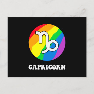 Lgbt Capricorn Postkarte