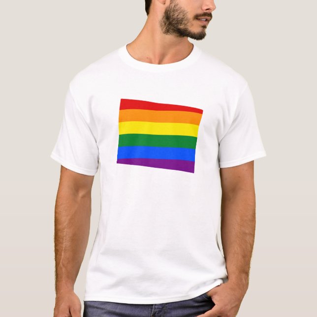 LGBT Colorado, drapeau américain T-Shirt (Devant)