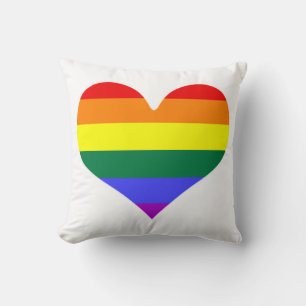 LGBT Colors Hearts Kissen