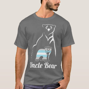 LGBT Demiboy Onkel Bear Demigender Prilag T-Shirt