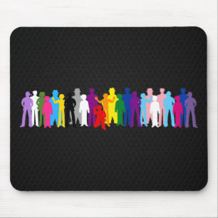 LGBT, die wir von den Menschen entworfen haben Mousepad
