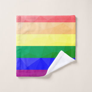 LGBT drapeau arc-en-ciel lignes motif de maillage 
