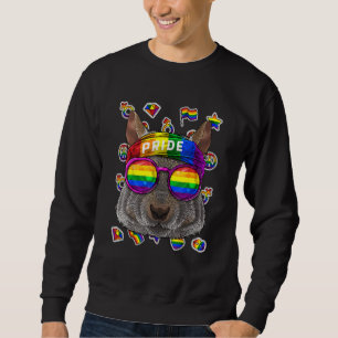 Lgbt Eichhörnchen Gay Pride Month Animal Rainbow L Sweatshirt