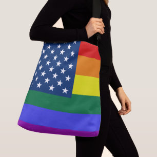 LGBT-Fahne mit Sternen Tragetaschen Mit Langen Trägern