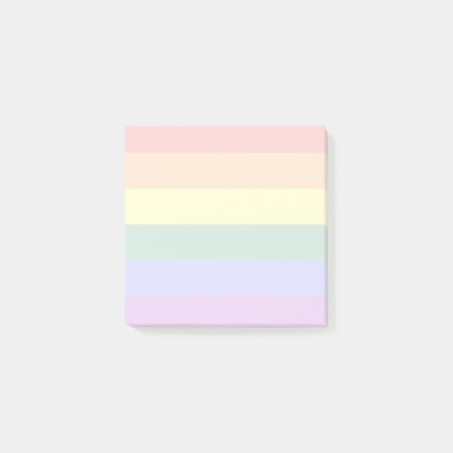 LGBT-Farben Post-it Klebezettel (Vorderseite)