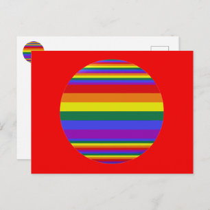 LGBT-Farben Postkarte