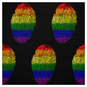 LGBT Fingerabdruck Stoff