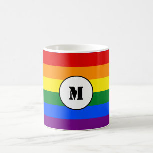 LGBT-Flag Drawstring Backpack Kaffeetasse