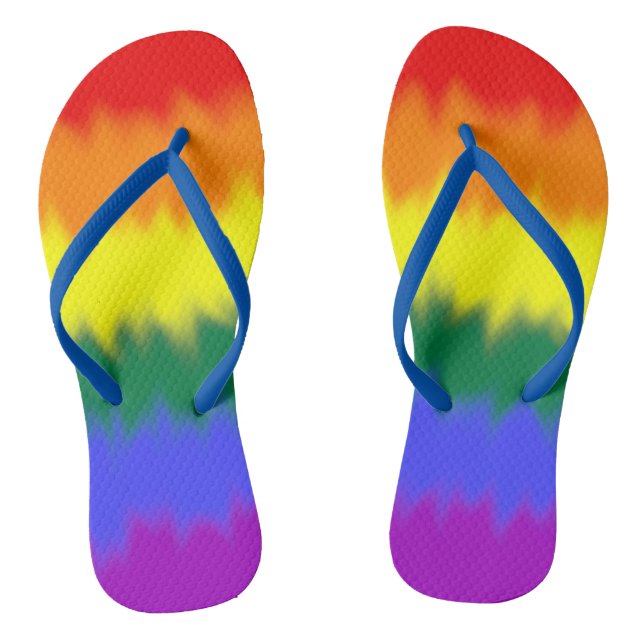 LGBT+ Flag Flip Flops (Fußbett)