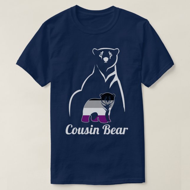 LGBT-Flag für asexuelle Cousin mit Ace-Pride T-Shirt (Design vorne)